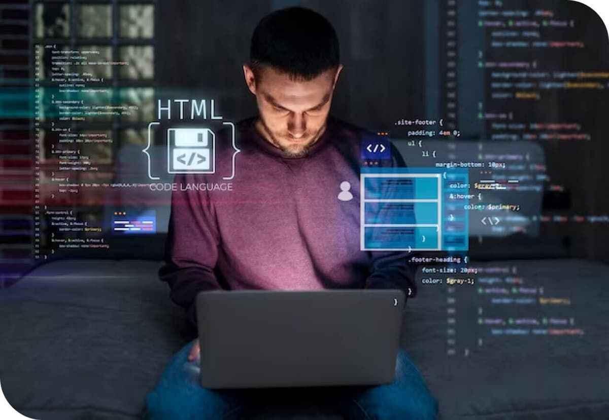 Developer coding securely